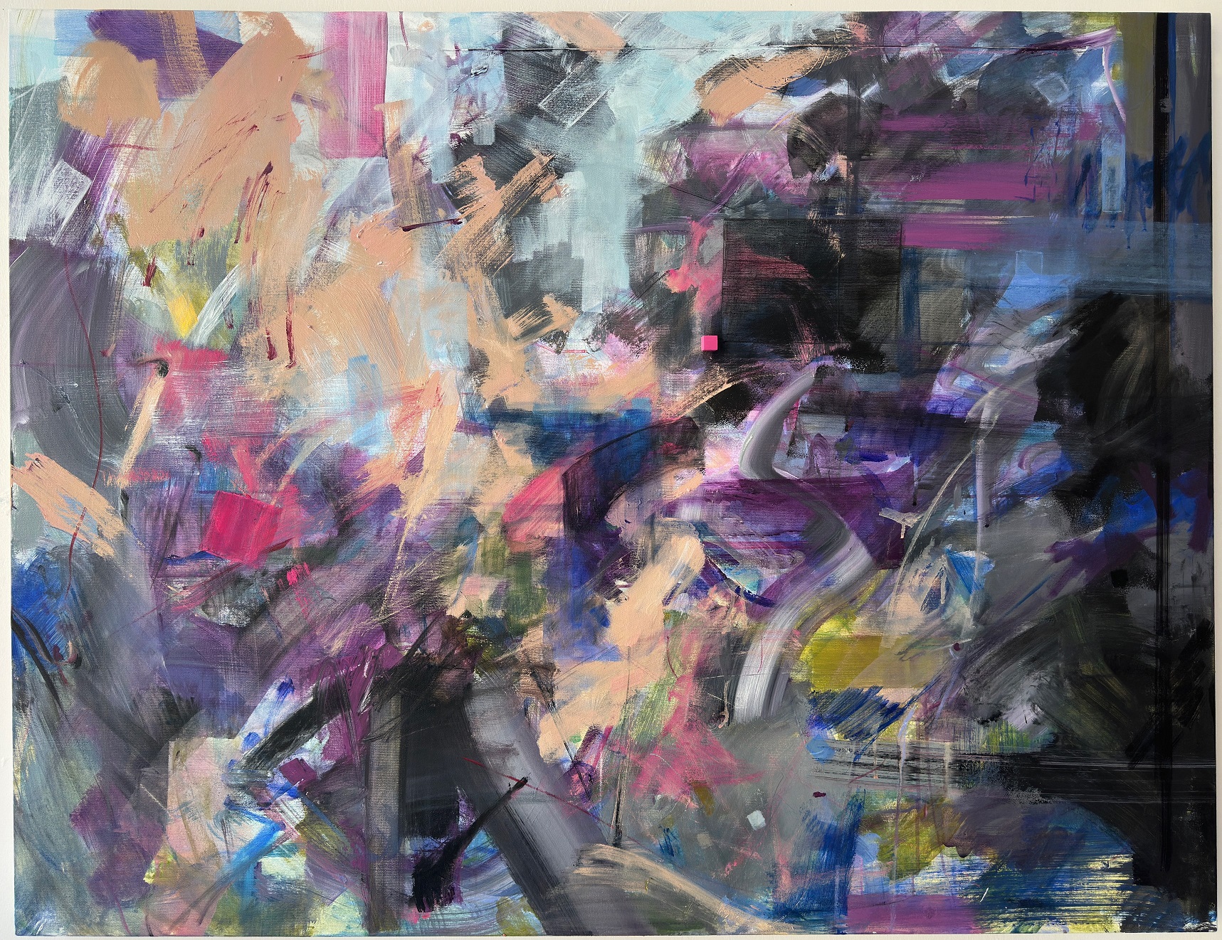 Ascent - 2026 · Mixed media on canvas